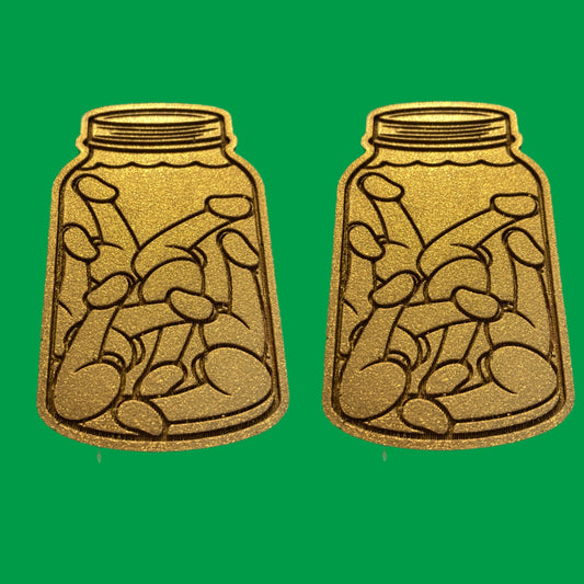 Pickled Peens Jar