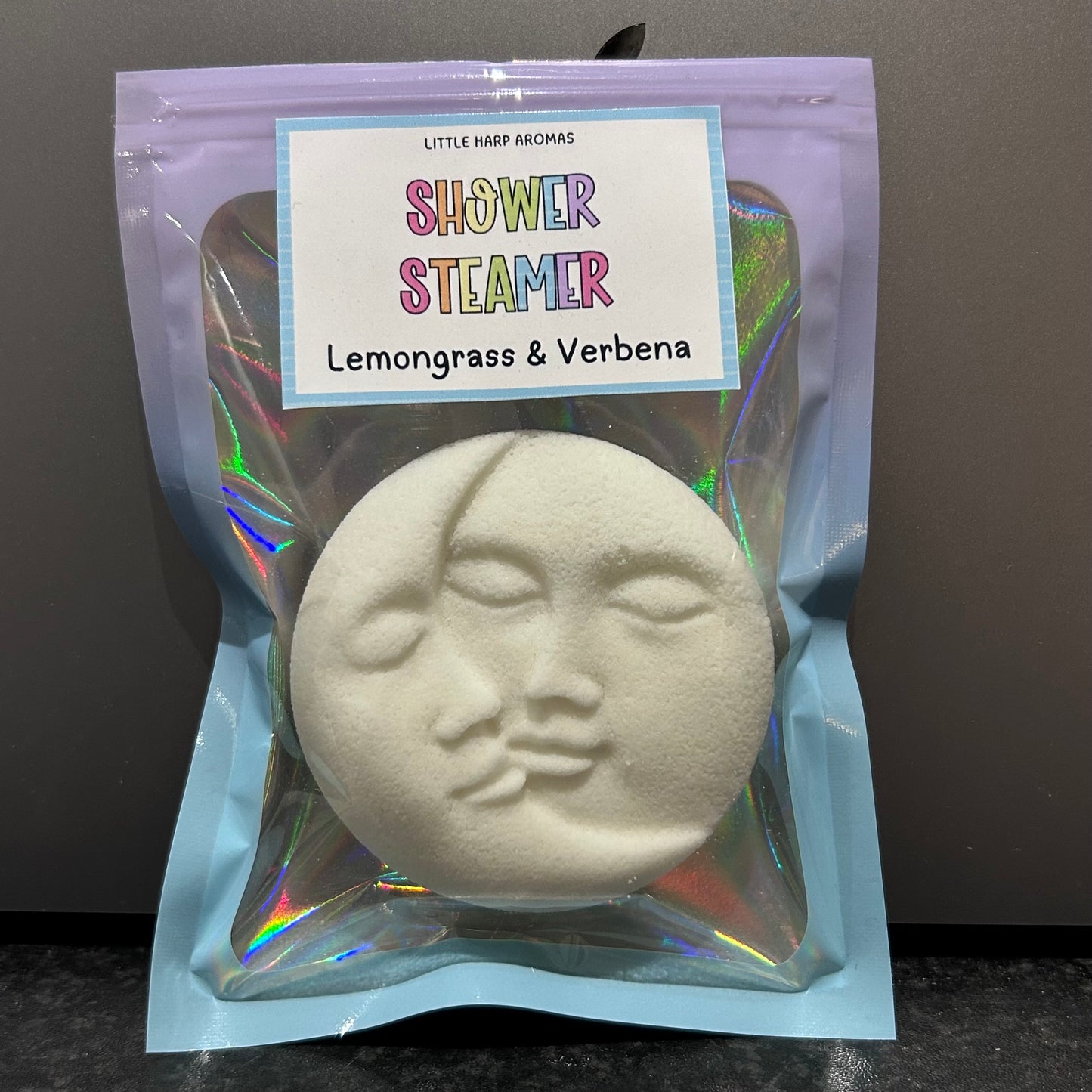 Sun & Moon Shower Steamer – Lemongrass & Verbena